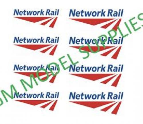 Network Rail Decal Logos (x8)